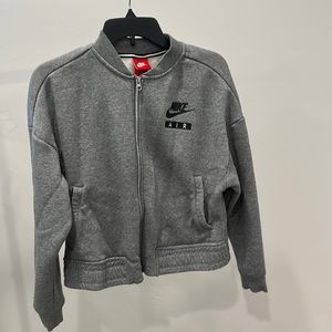 Grey Nike Air Zip Up Jacket